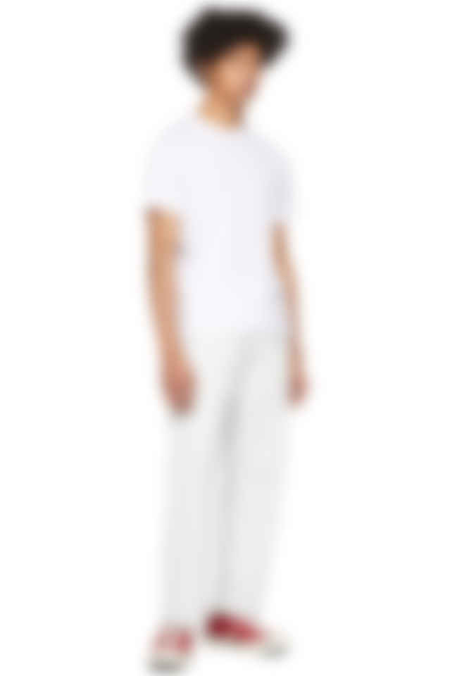 comme des garcons plain white t shirt