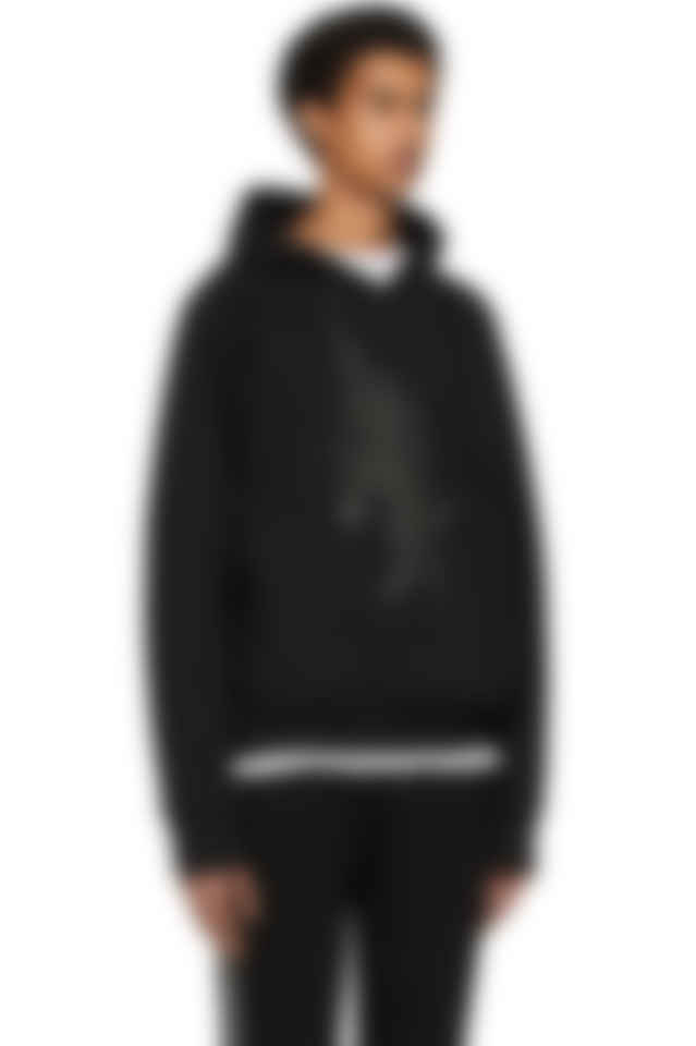 Neil Barrett Black Unicorn Hoodie Ssense Uk