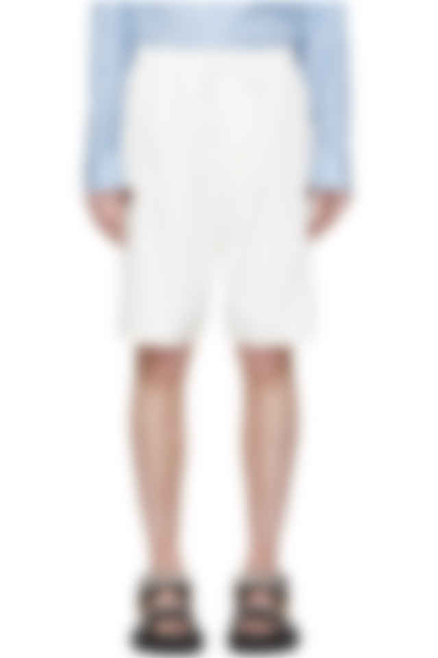 white gucci swim shorts