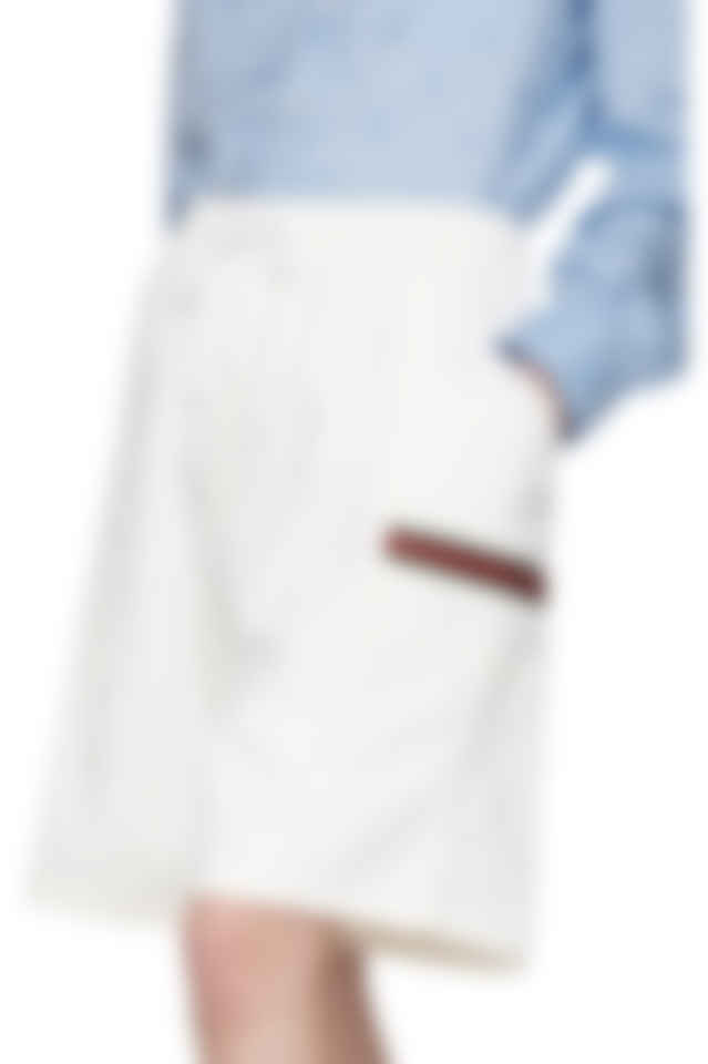 white gucci swim shorts