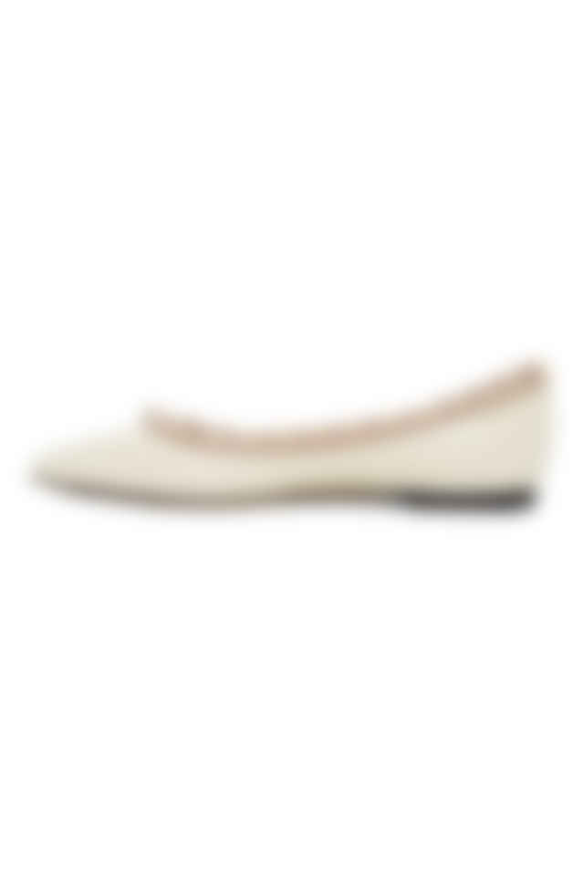 valentino flats white