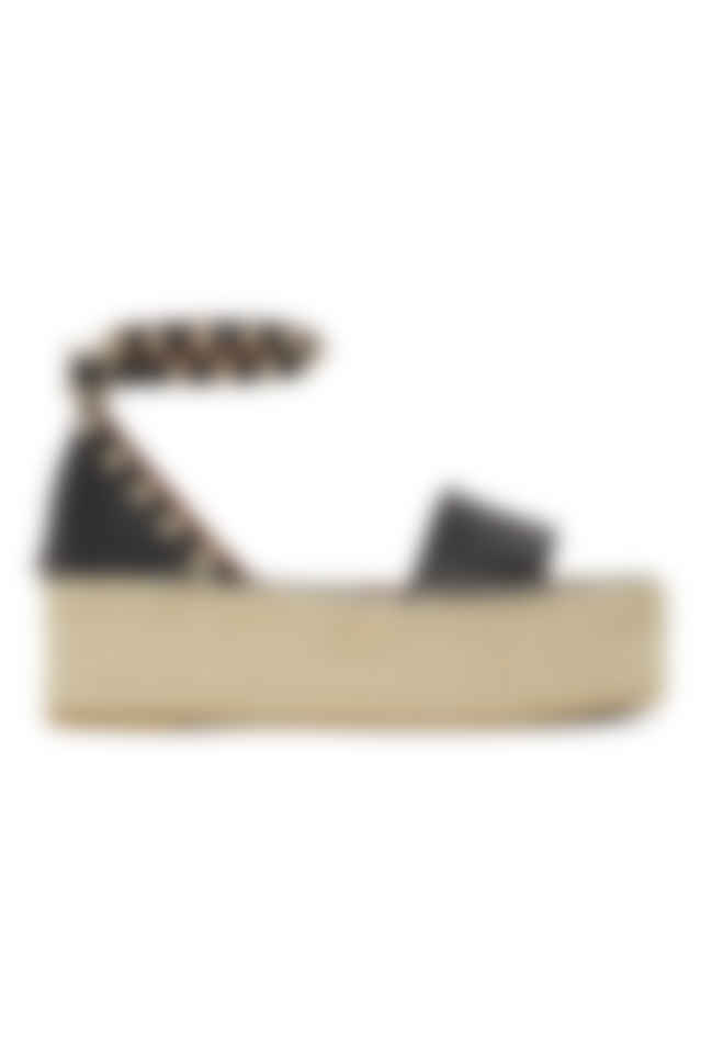 black valentino wedges