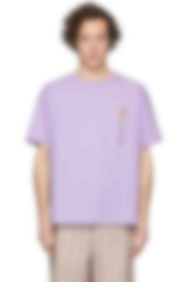 purple t shirt