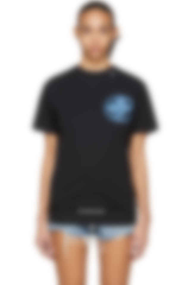 Off White Black 3d Crossed Off T Shirt Ssense