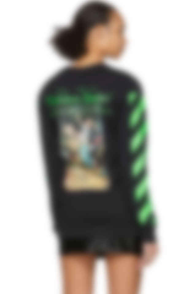 Off White Black Pascal Painting Long Sleeve T Shirt Ssense