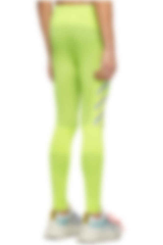yellow running capris