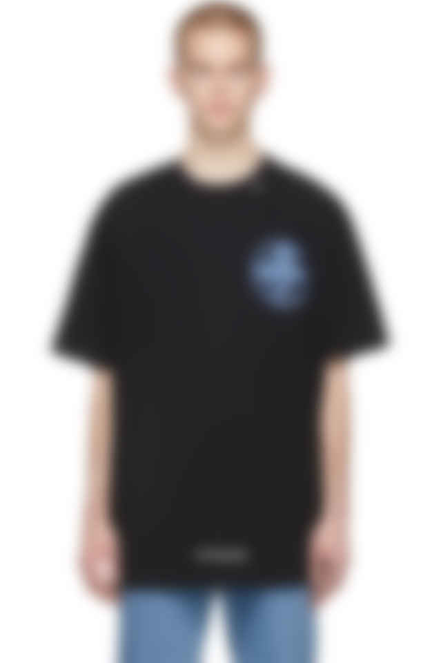 Off White Black 3d Crossed T Shirt Ssense