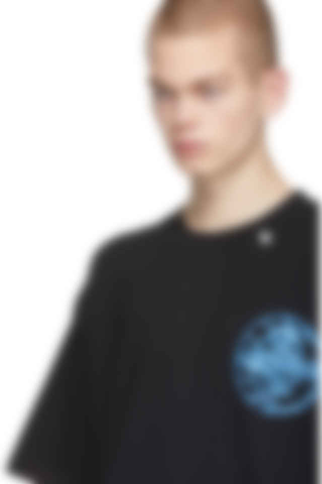 Off White Black 3d Crossed T Shirt Ssense