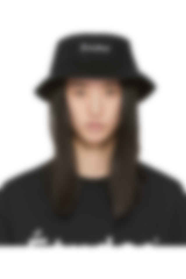 Acne Studios Logo Plaque Bucket Hat Qiunvncuau6c4m