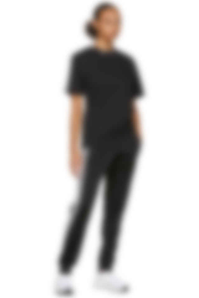 adidas black collar t shirt