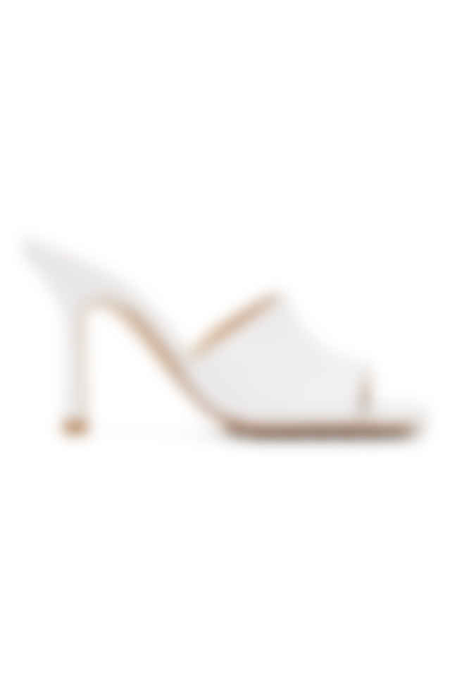 bottega veneta white heels