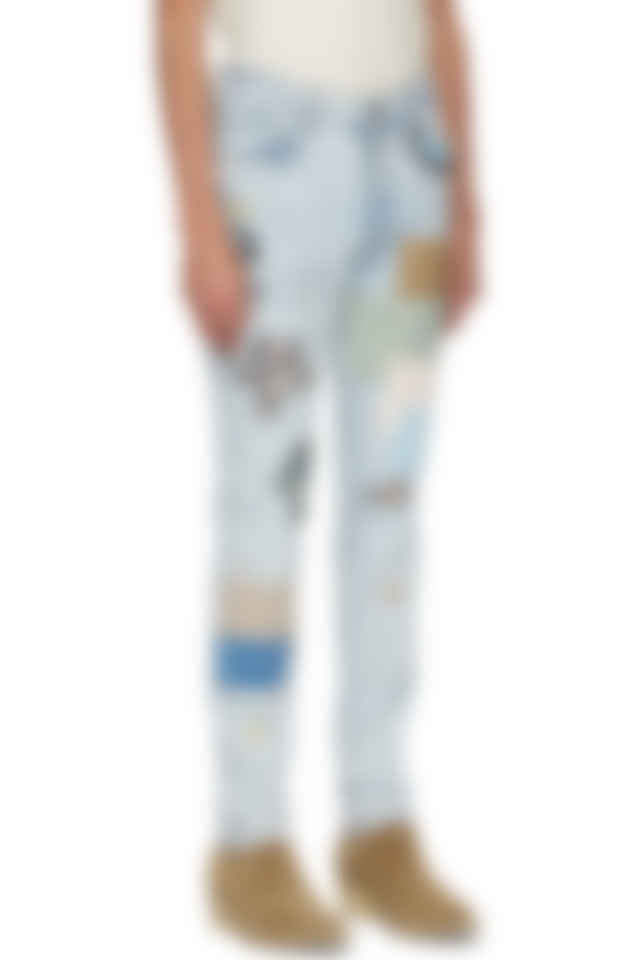 grateful dead thrasher classic jeans amiri