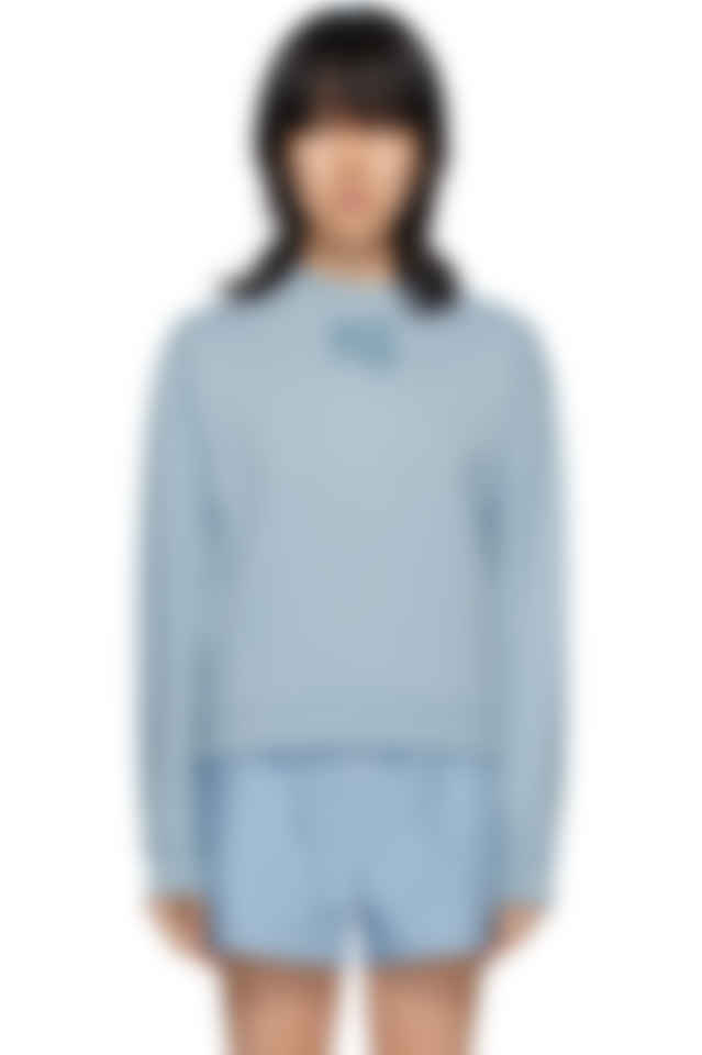 Alexanderwang T Blue Foundation Terry Sweatshirt Ssense
