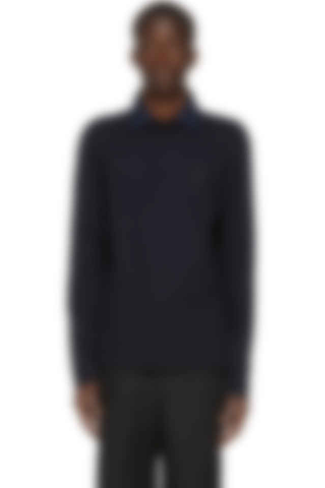lanvin long sleeve polo