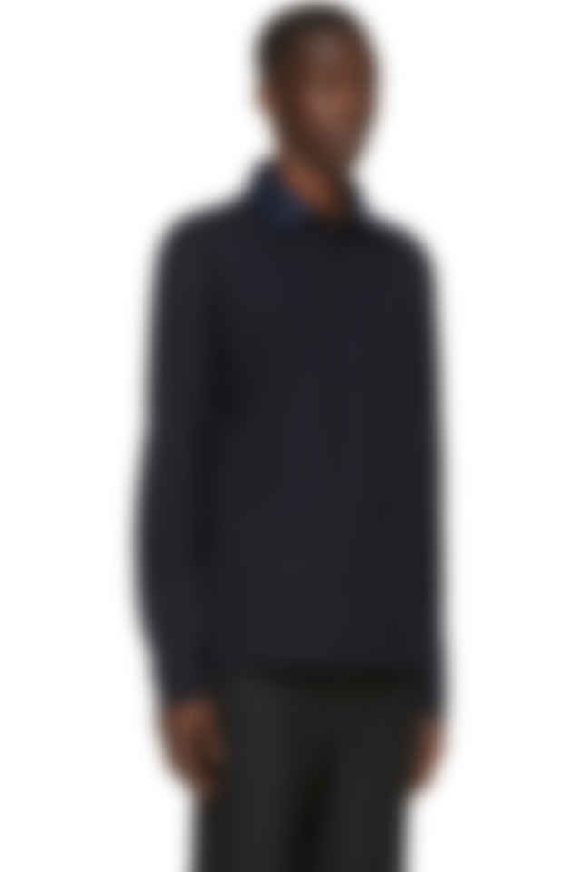 lanvin long sleeve polo