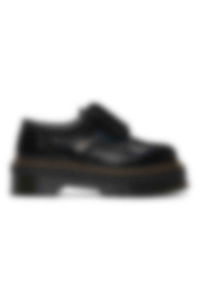 Dr Martens Black 8053 Quad Platform Derbys Ssense