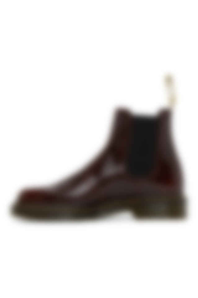 burgundy dr martens chelsea boots