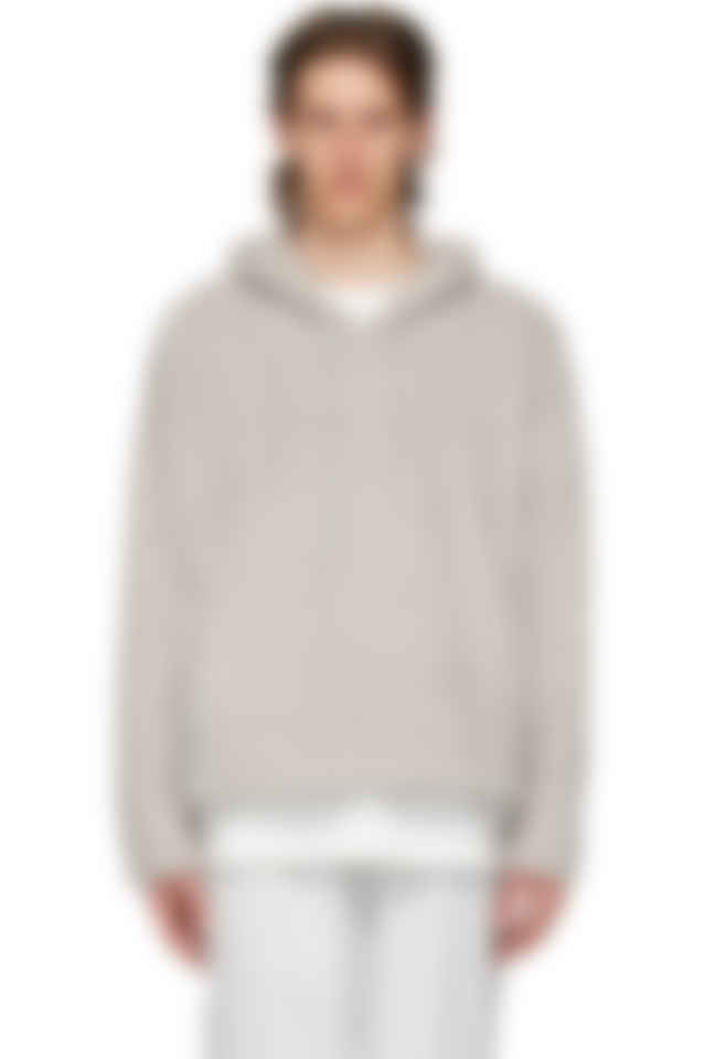 grey polar hoodie