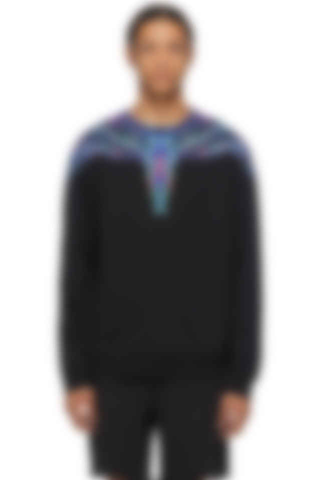 Marcelo Burlon County Of Milan Black Multicolor Chalk Wings