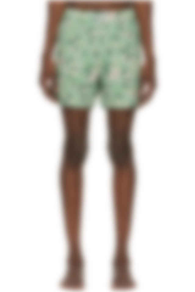 pink banana swim trunks