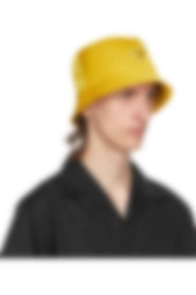 yellow prada bucket hat