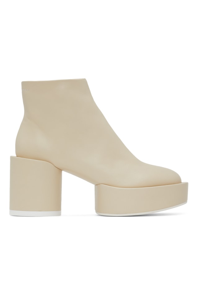 off white platform boots