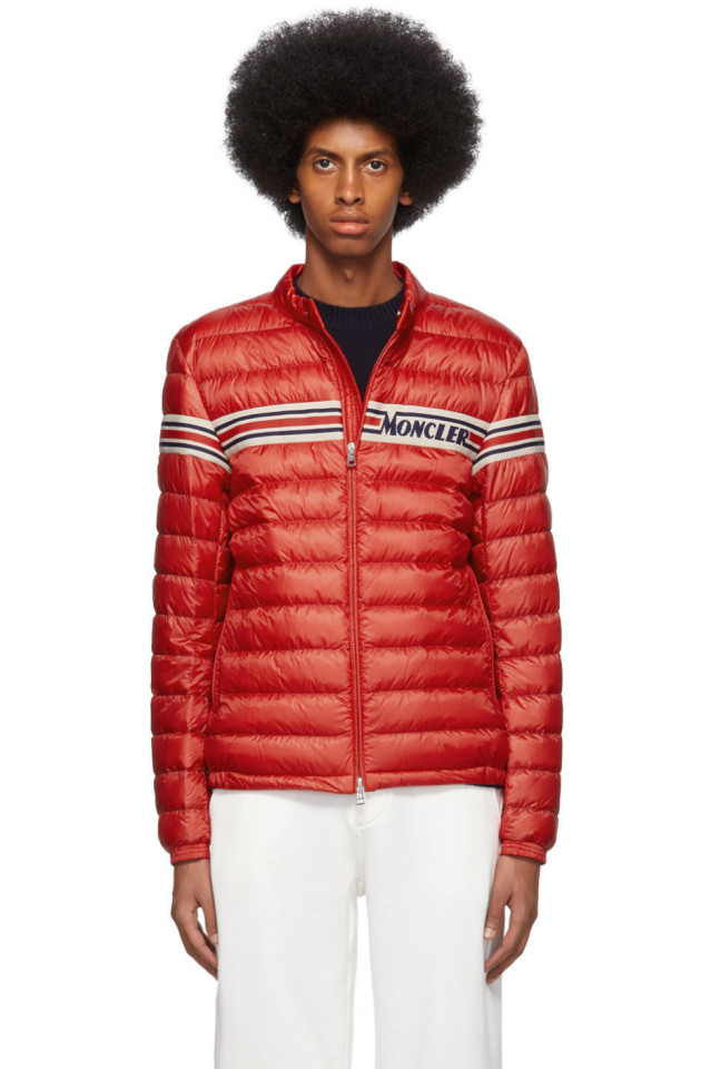 Red Down Retro Renauld Jacket by 