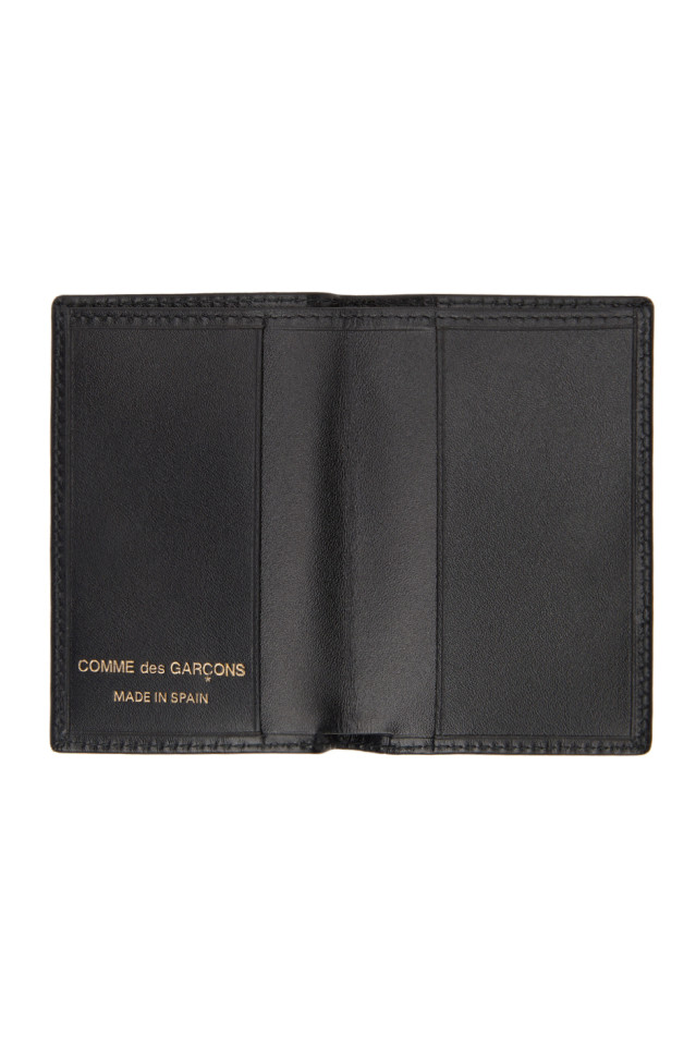 Comme des Garçons Wallets: Black Classic Bifold Card Holder | SSENSE