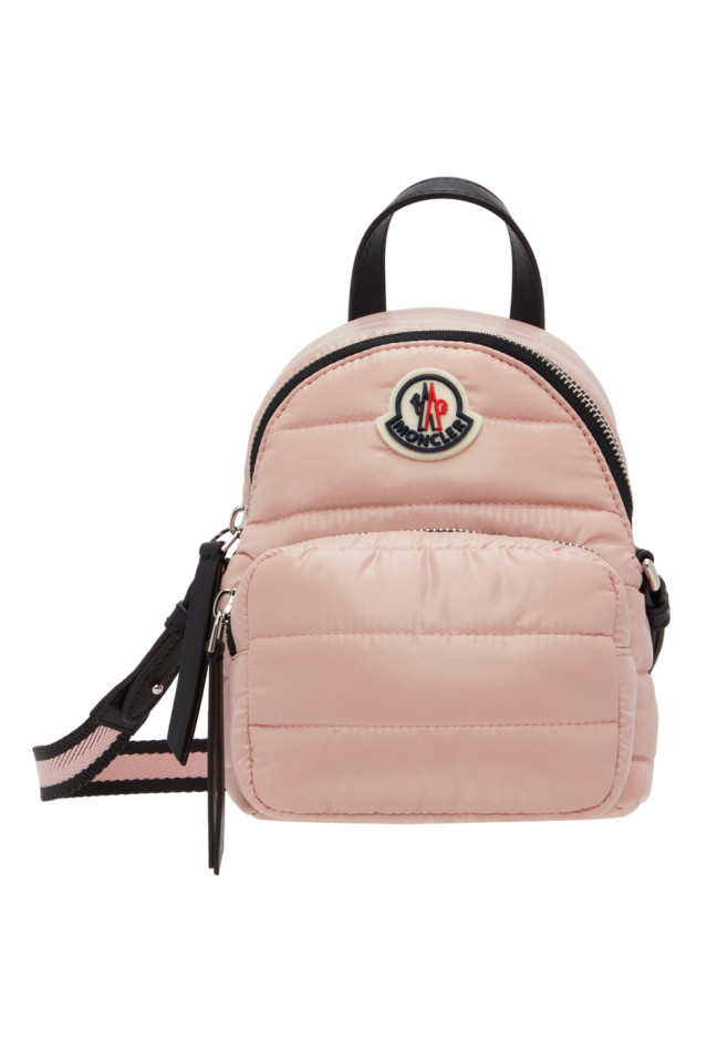 Moncler: Pink Small Kilia Backpack | SSENSE