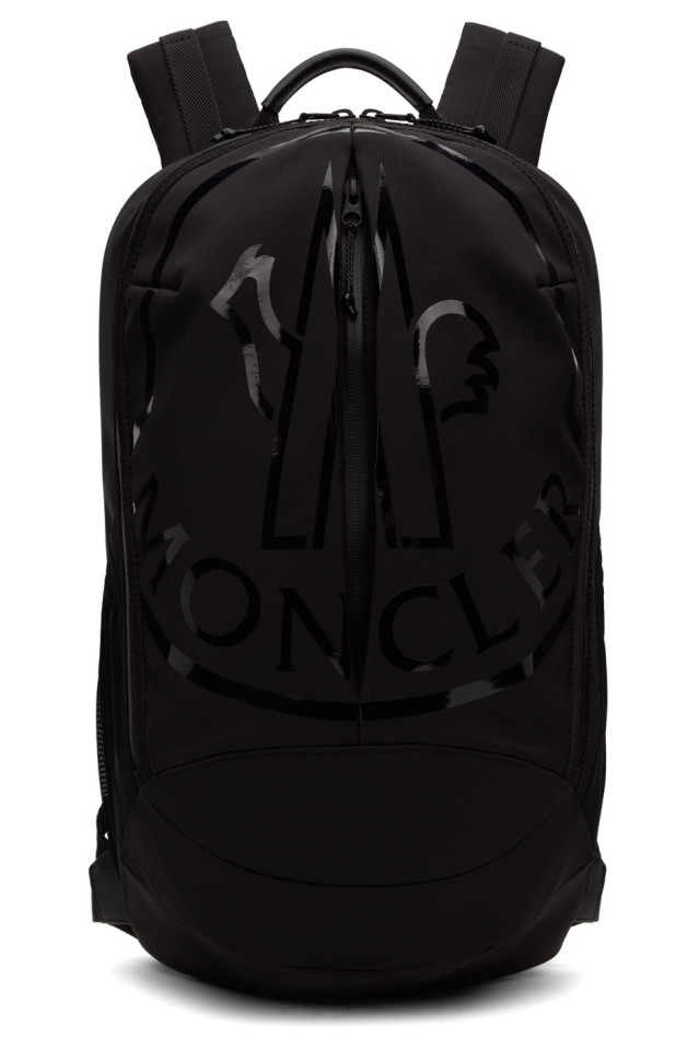 Moncler: Black Cut Backpack | SSENSE