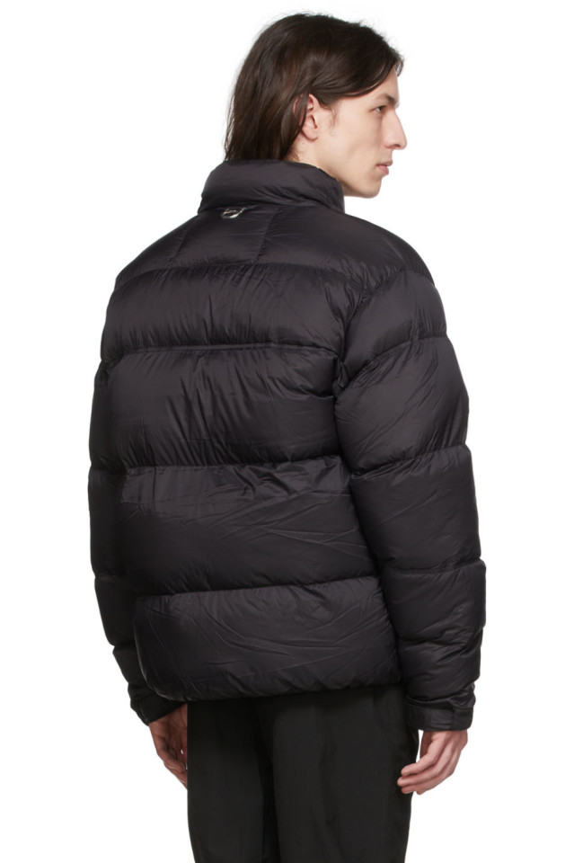 Black Polyester Down Jacket by C2H4 on Sale