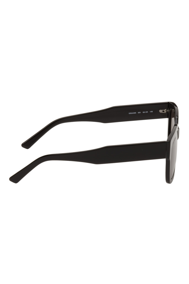 Balenciaga: Black Acetate Rectangular Sunglasses | SSENSE Canada