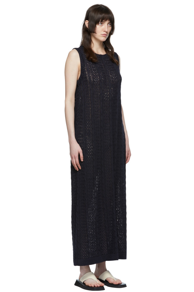 Le17septembreのネイビー リネン マキシワンピースがセール中