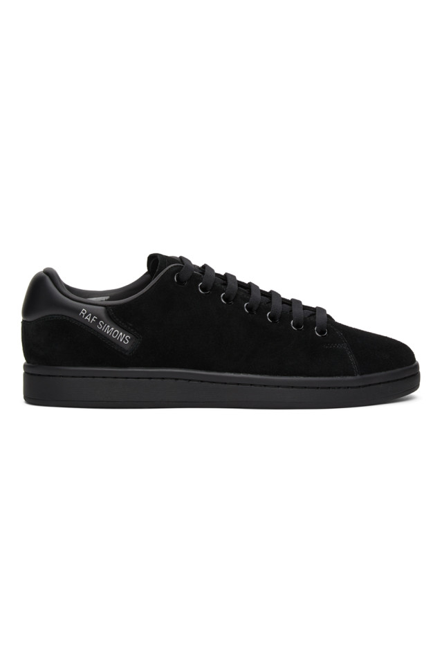 Black outlet suede sneakers