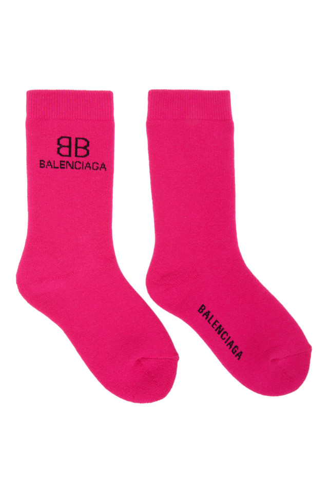 Balenciaga discount socks pink
