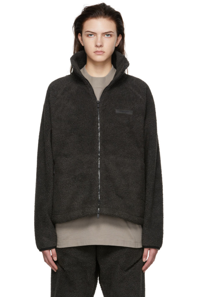 Fear of God ESSENTIALS - Black Polyester Sweater