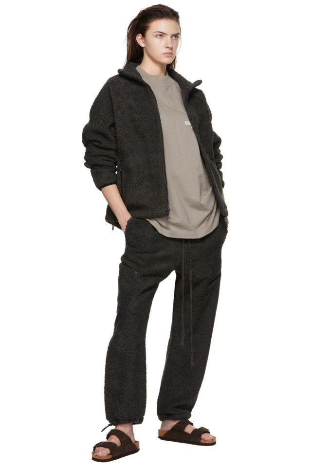 Fear of God ESSENTIALS - Black Polyester Sweater