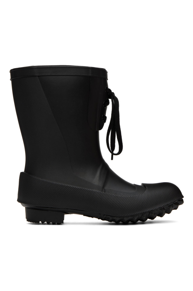 Black rain booties new arrivals