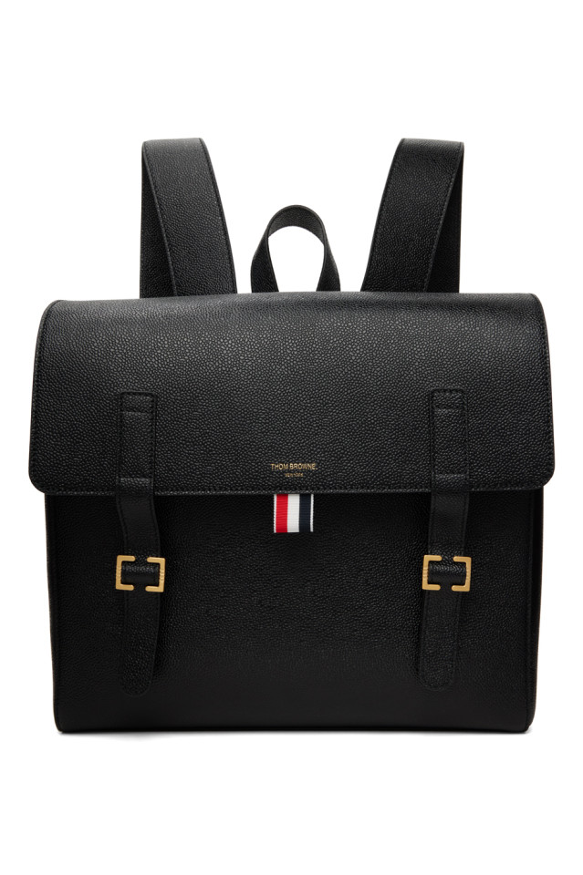 Black RWB Structured Backpack TRENBE