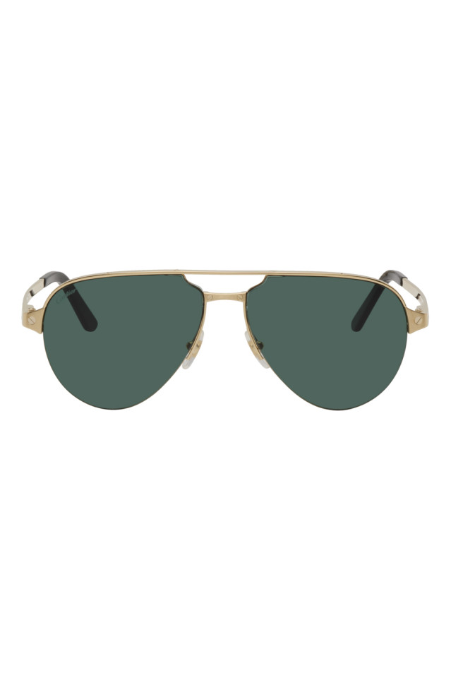Green Santos de Cartier Sunglasses TRENBE