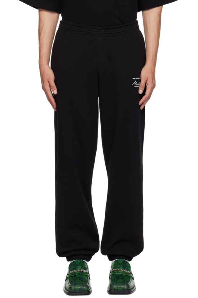 Black slim cheap sweatpants