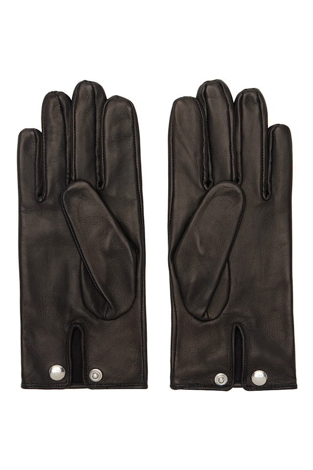 ERNEST W. BAKER - ブラック レザーグローブ