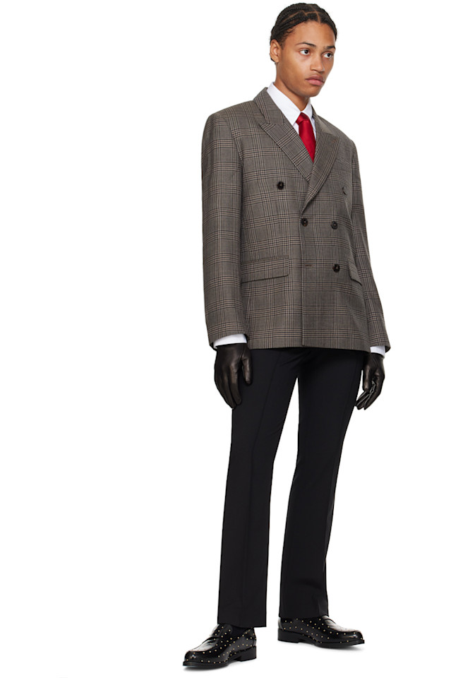 ERNEST W. BAKER - ブラック レザーグローブ