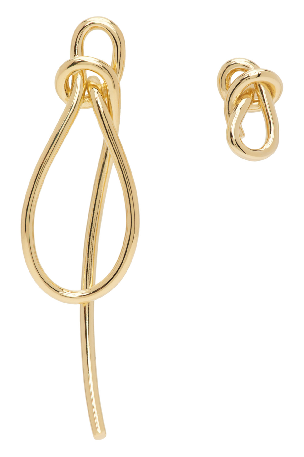 ssense.com | Gold Thread Earrings