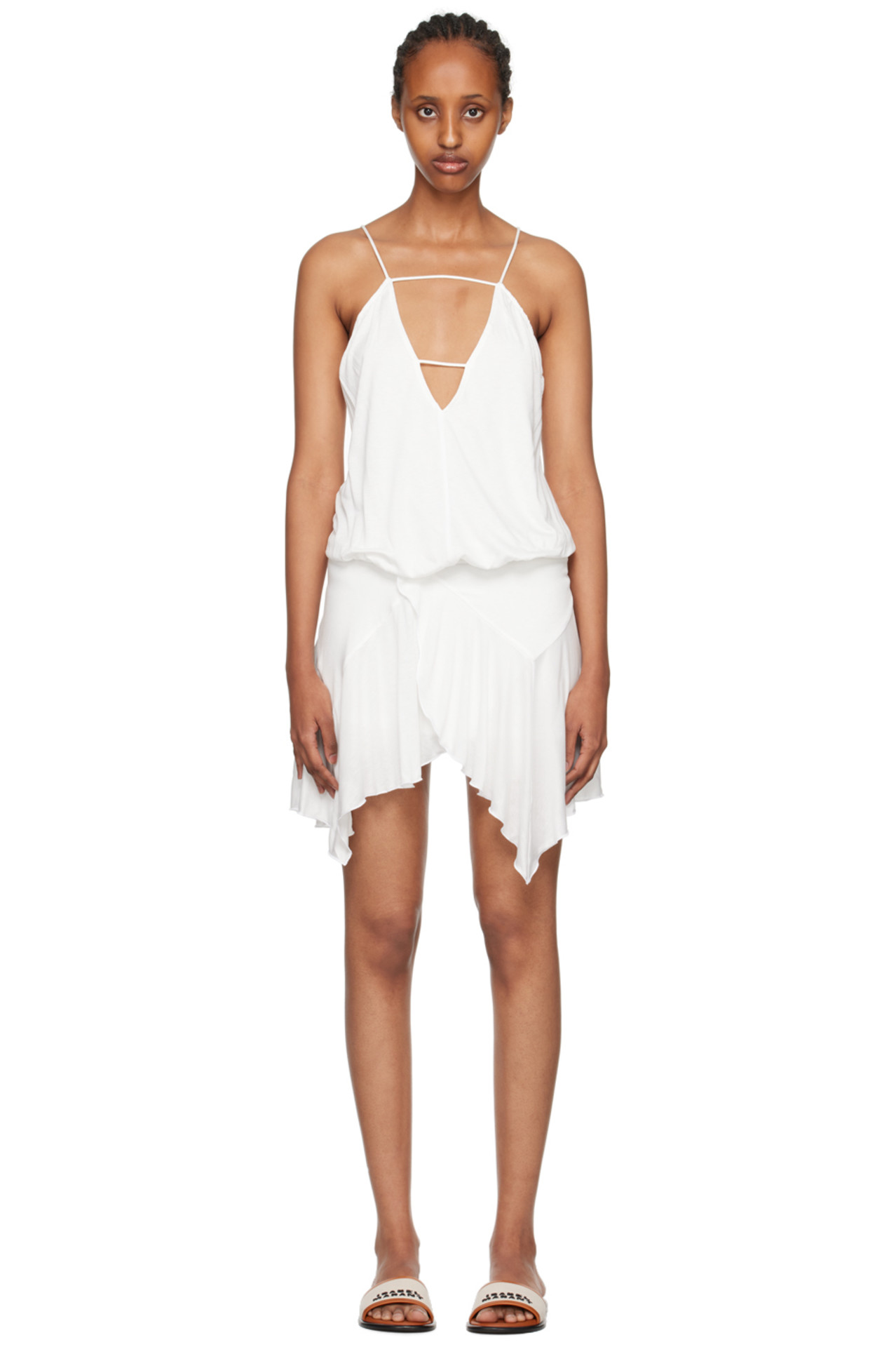 Isabel Marant White Felicia Minidress