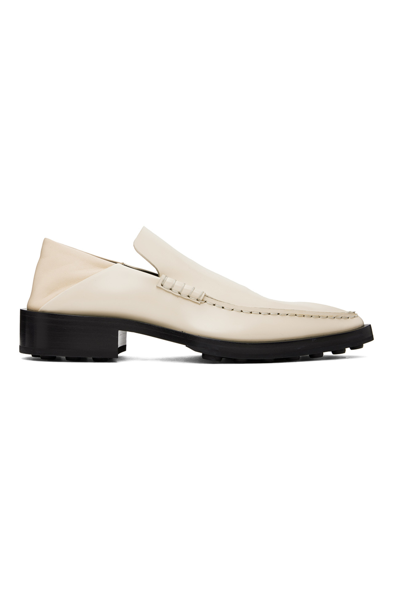 SSENSE Off-White Pointed Toe Loafers
