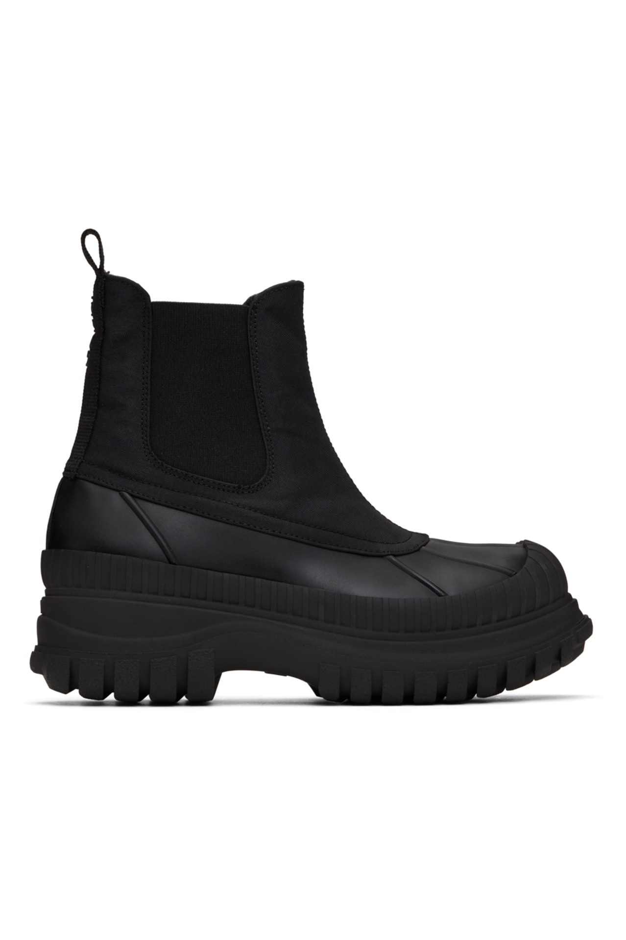 Ganni Black Outdoor Chelsea Boots