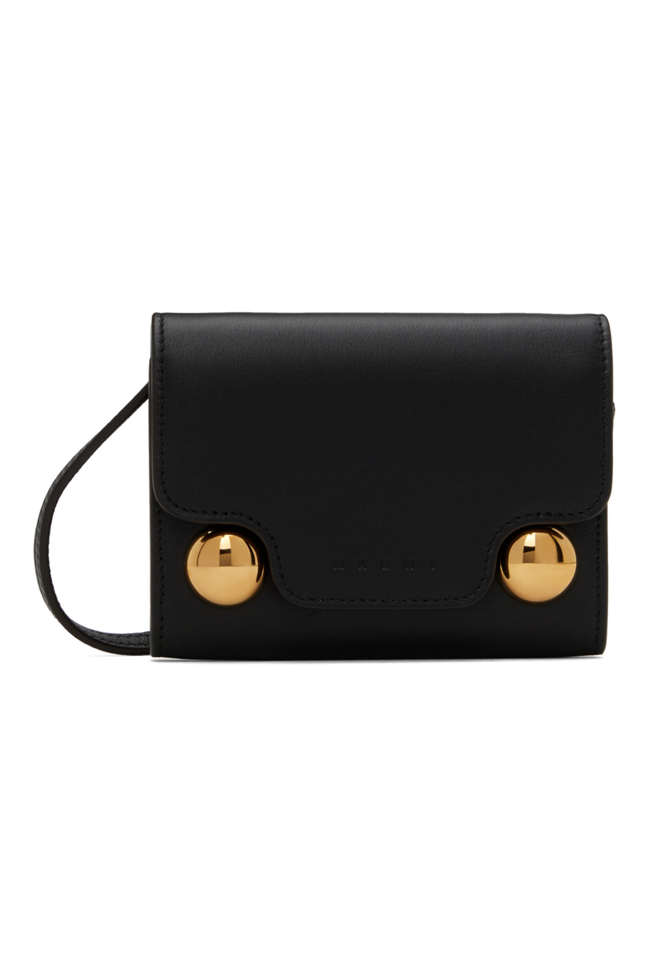 SSENSE Black Coin Holder Wallet