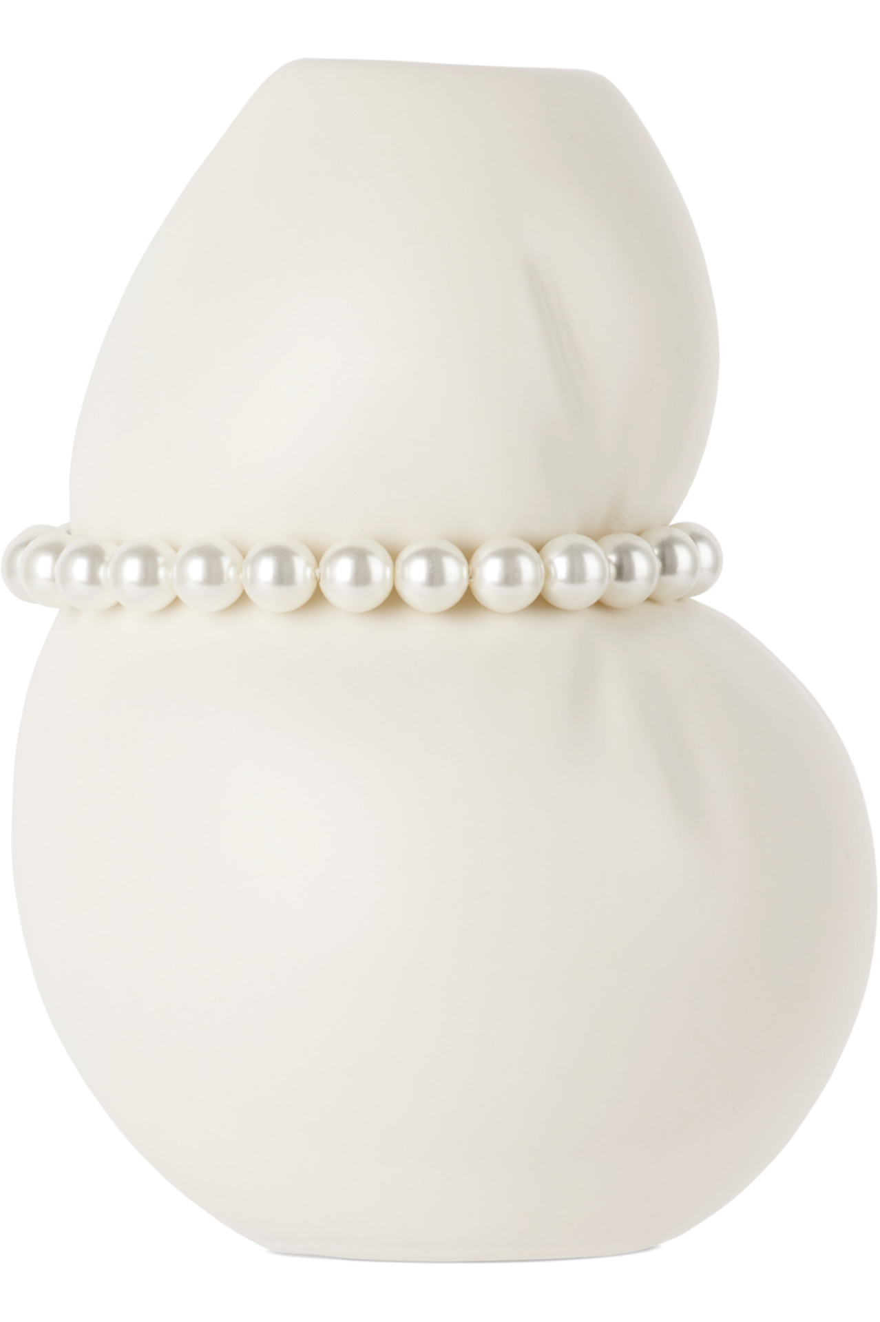 SSENSE White Squeezed Small Vase