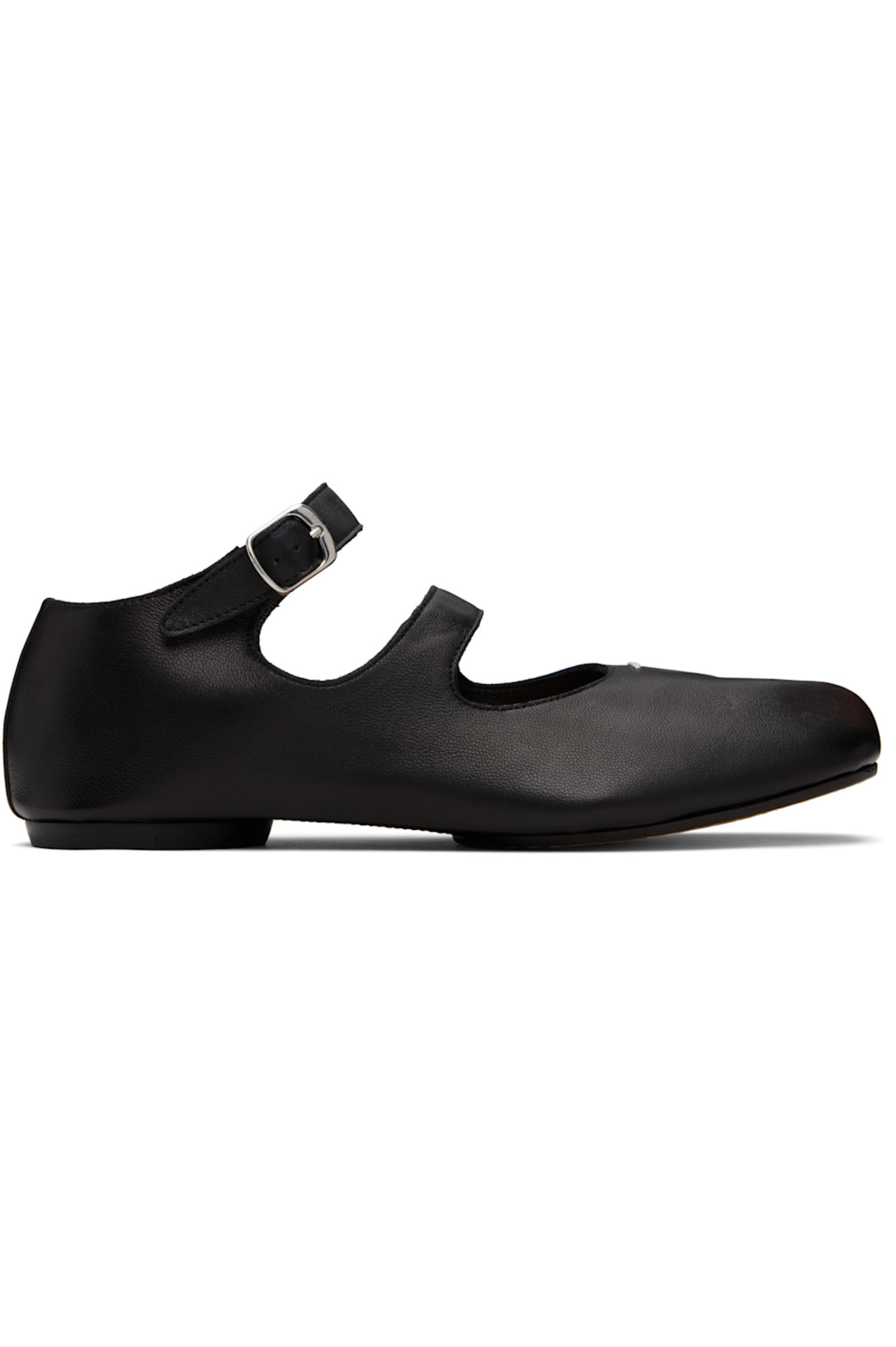 SSENSE Black Tabi Ballerina Flats